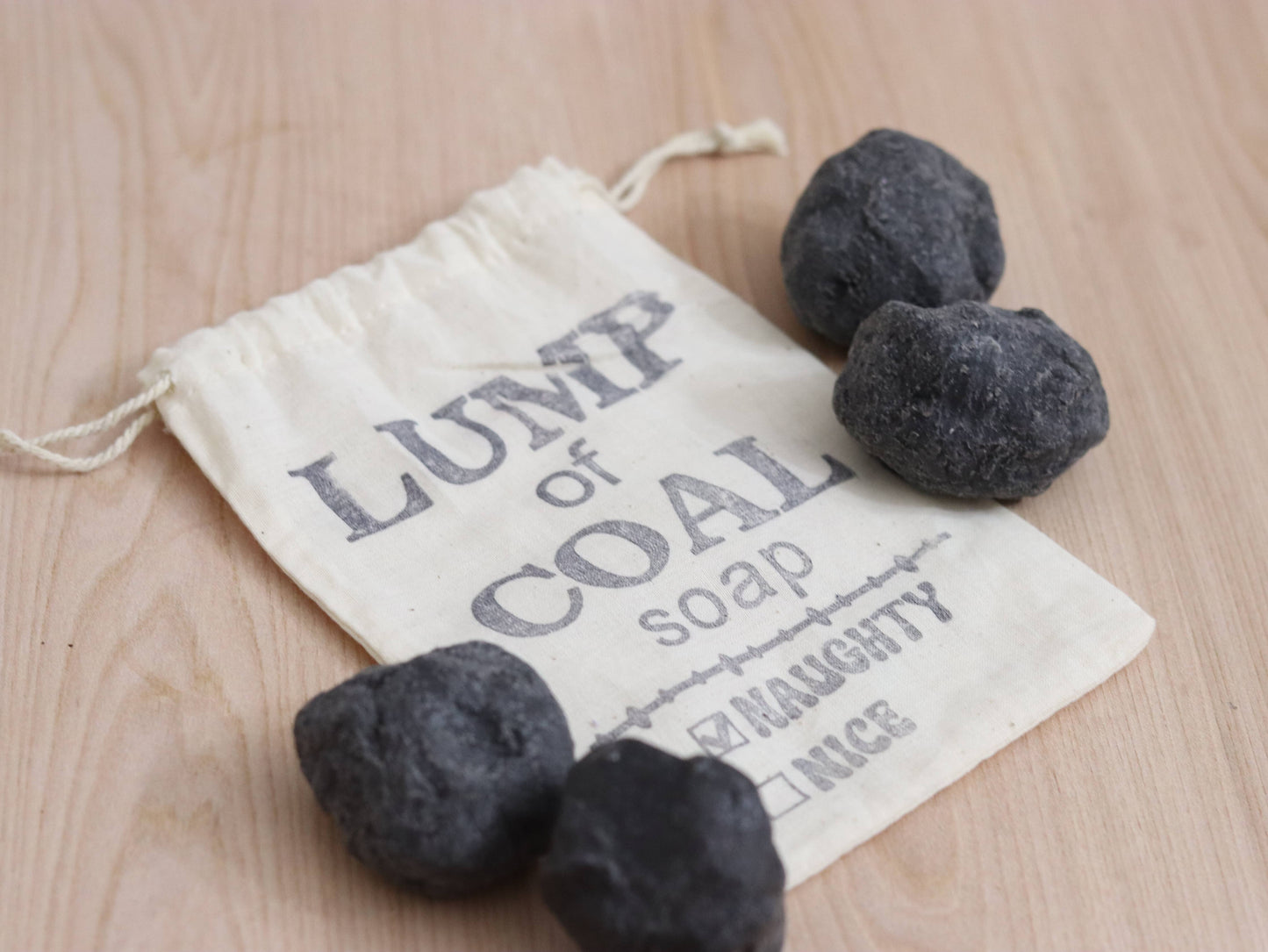 Lump of Coal Christmas Soap *Preorder