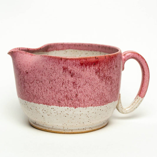 Batter/Mixing Bowl - Handmade, Stoneware Clay - Cherry Frost *preorder