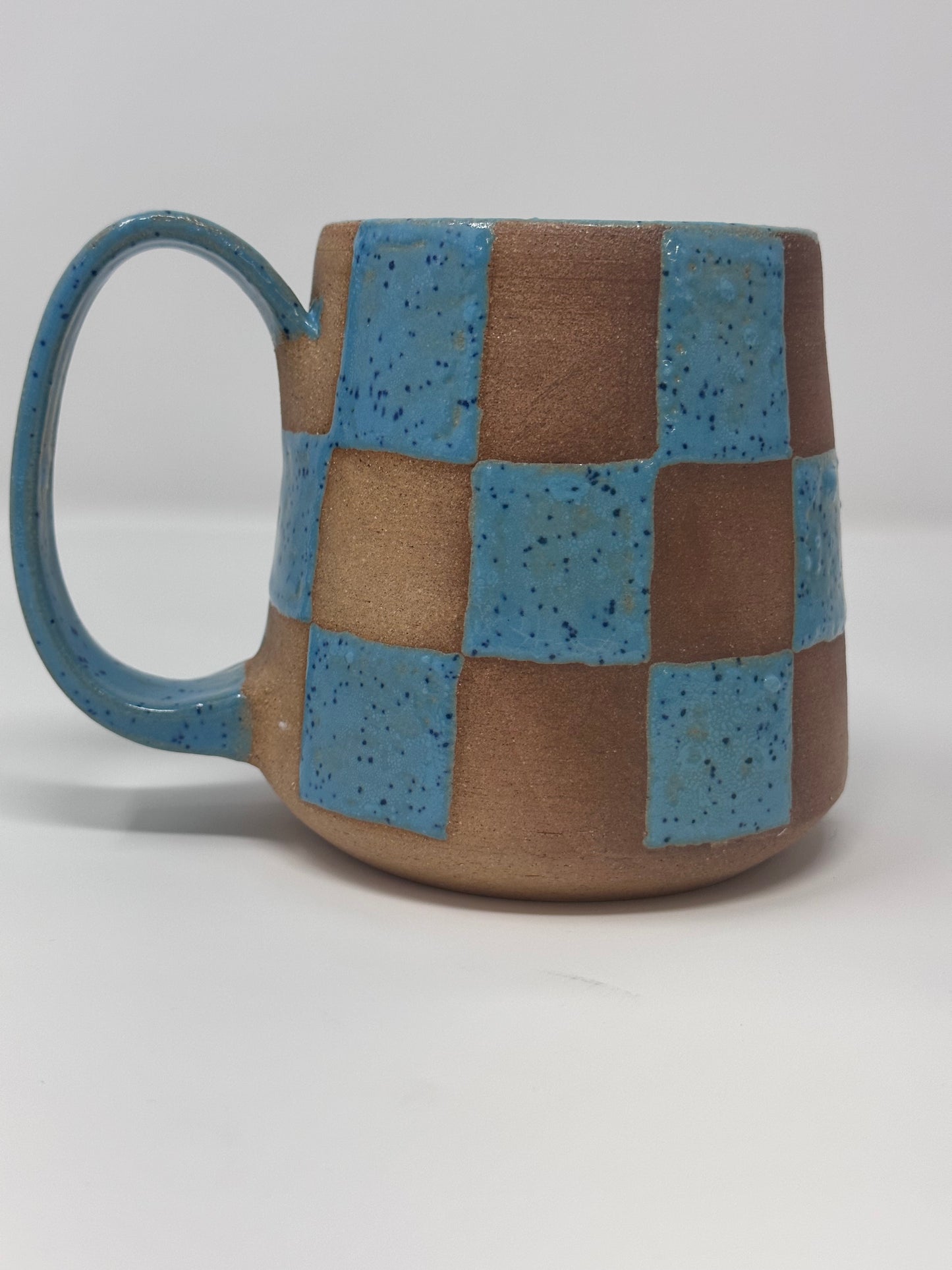 Ceramic Checkered Mug