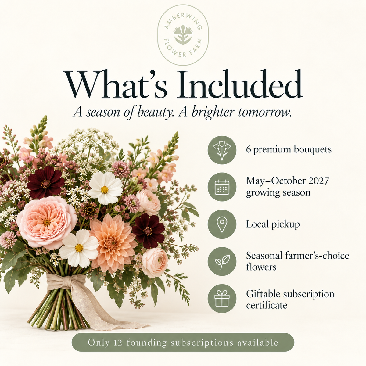 2027 Amberwing Seasonal Flower Subscription