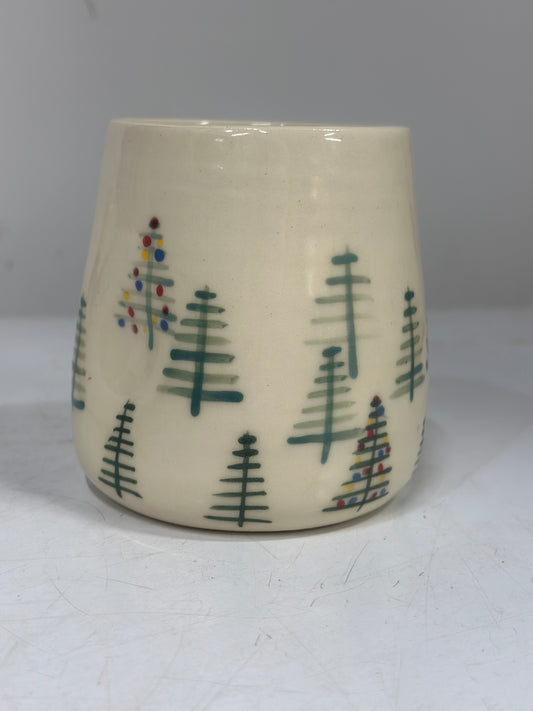 Handmade Holiday Indented Tumbler