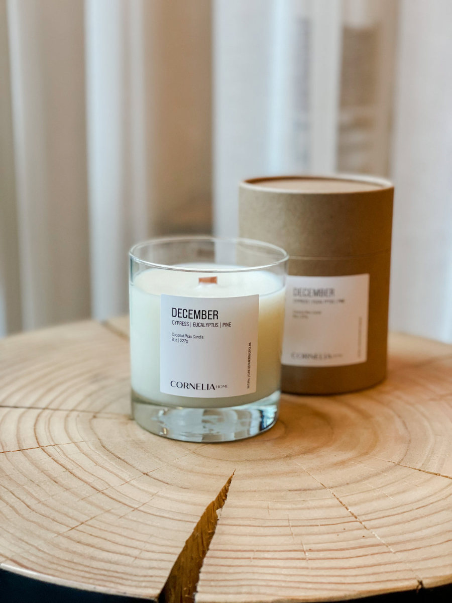 'December' Candle