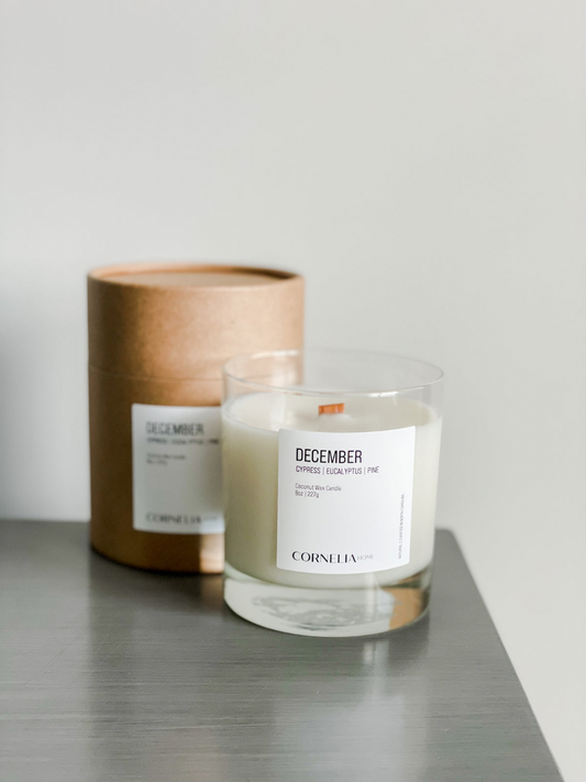 'December' Candle