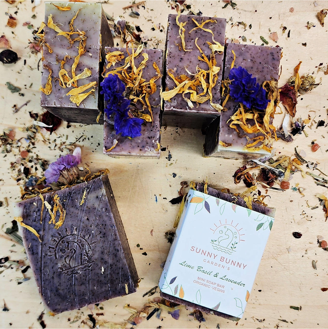 Lime, Lavender, & Basil Soap Bar - Mini