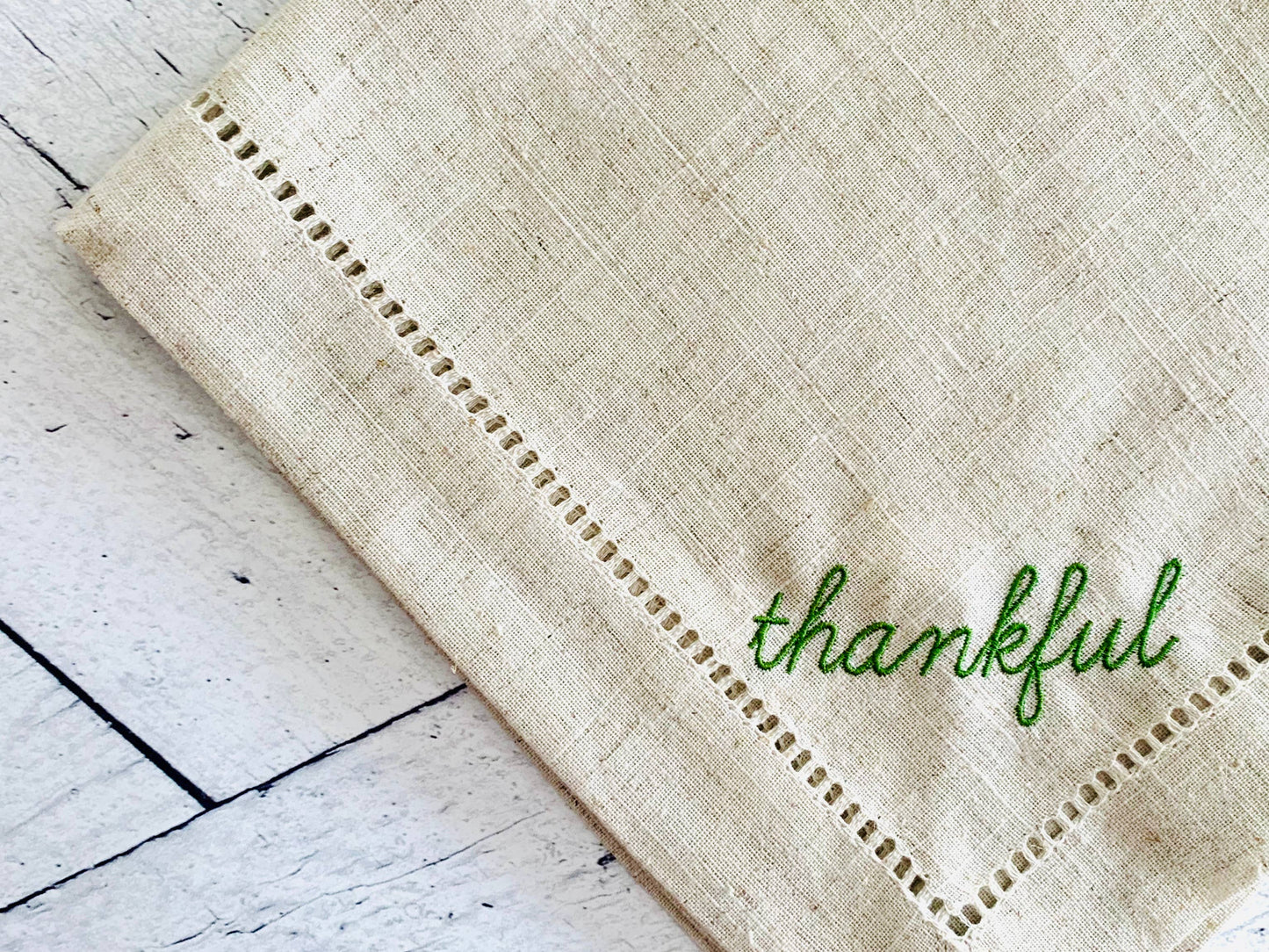 Thankful Cloth Napkins, set of four