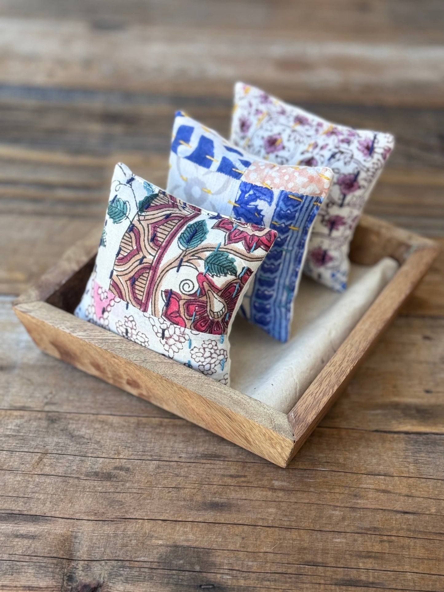 Patchwork Square Lavender Sachets