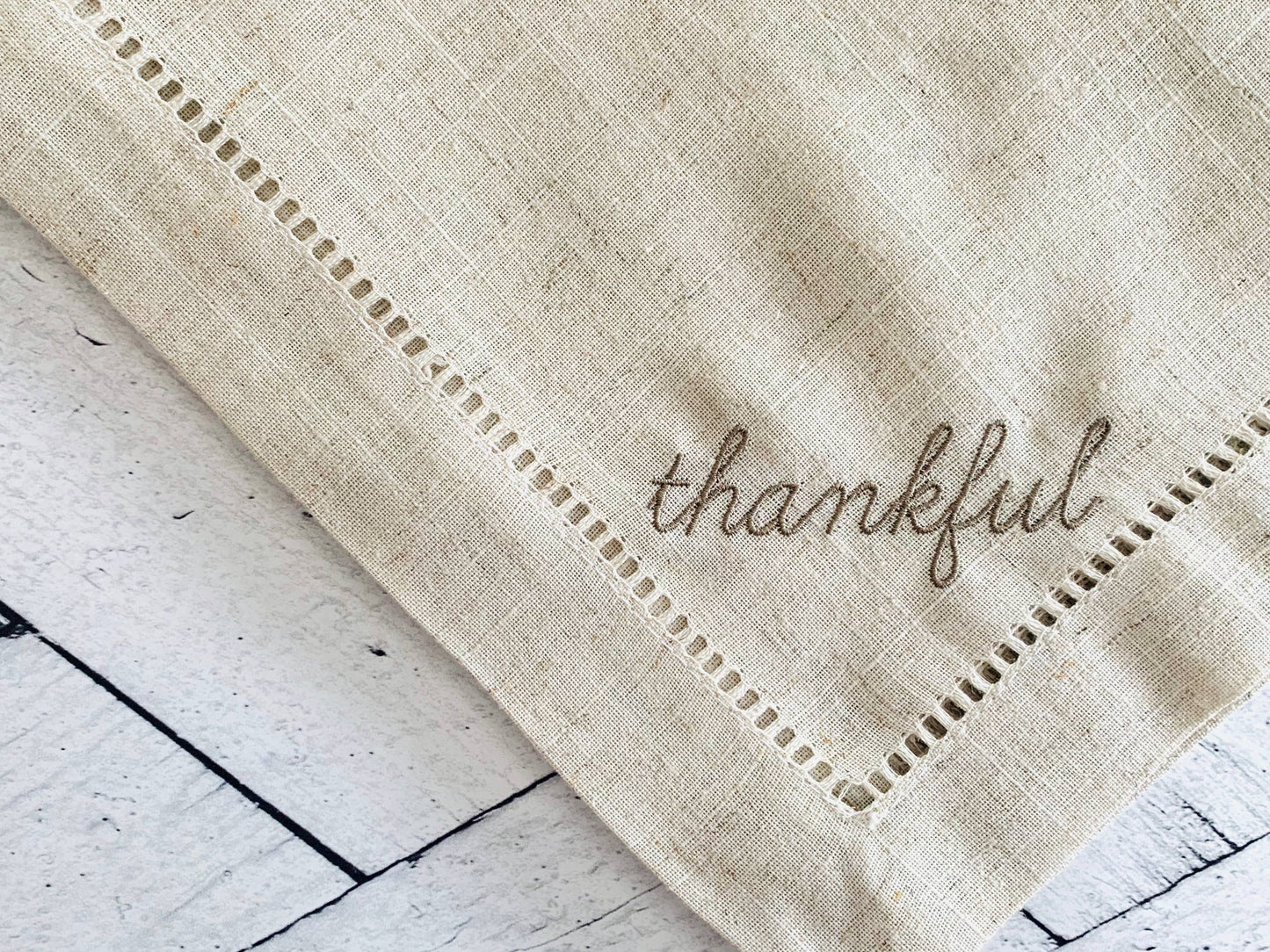 Thankful Cloth Napkins, set of four