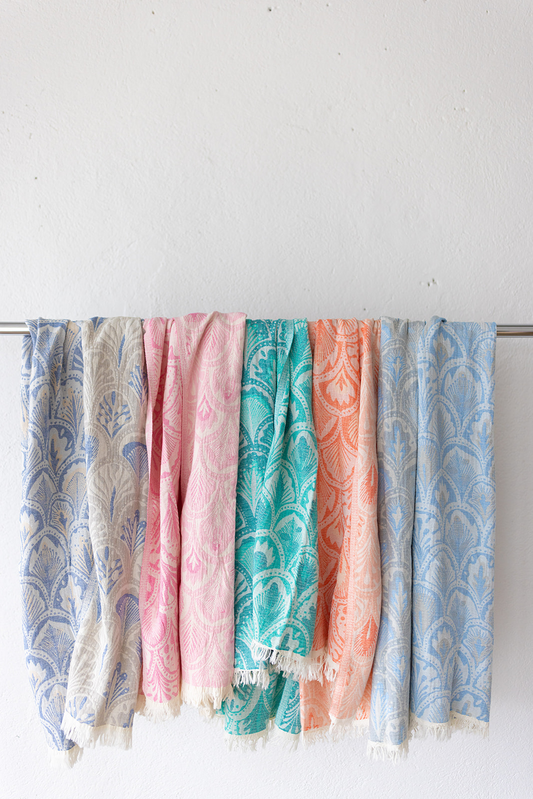 Palmette Turkish Cotton Towel