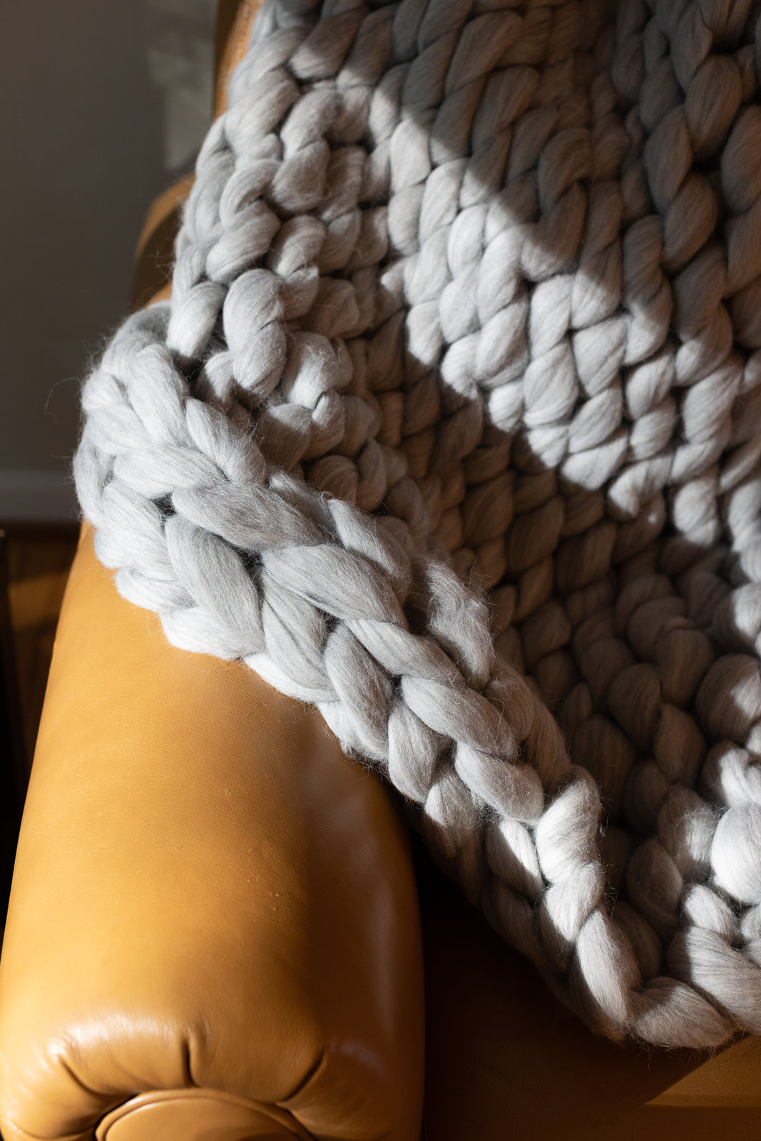 Merino Wool Braided Throw Blankets