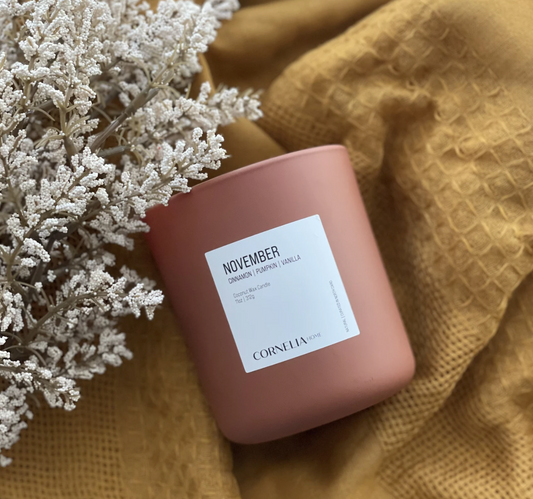 'November'  -  Color Candle