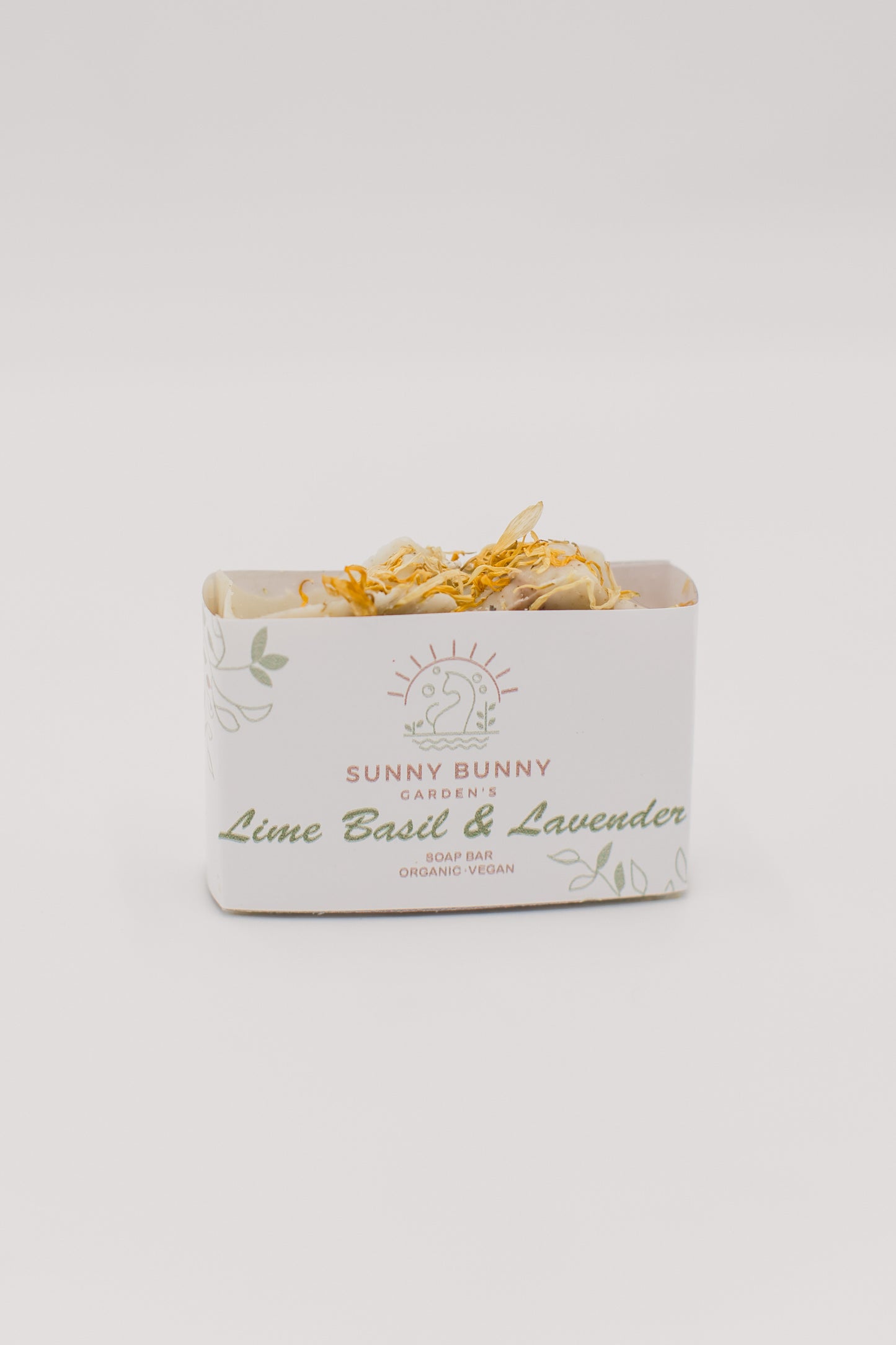 Lime Basil Lavender Vegan Soap