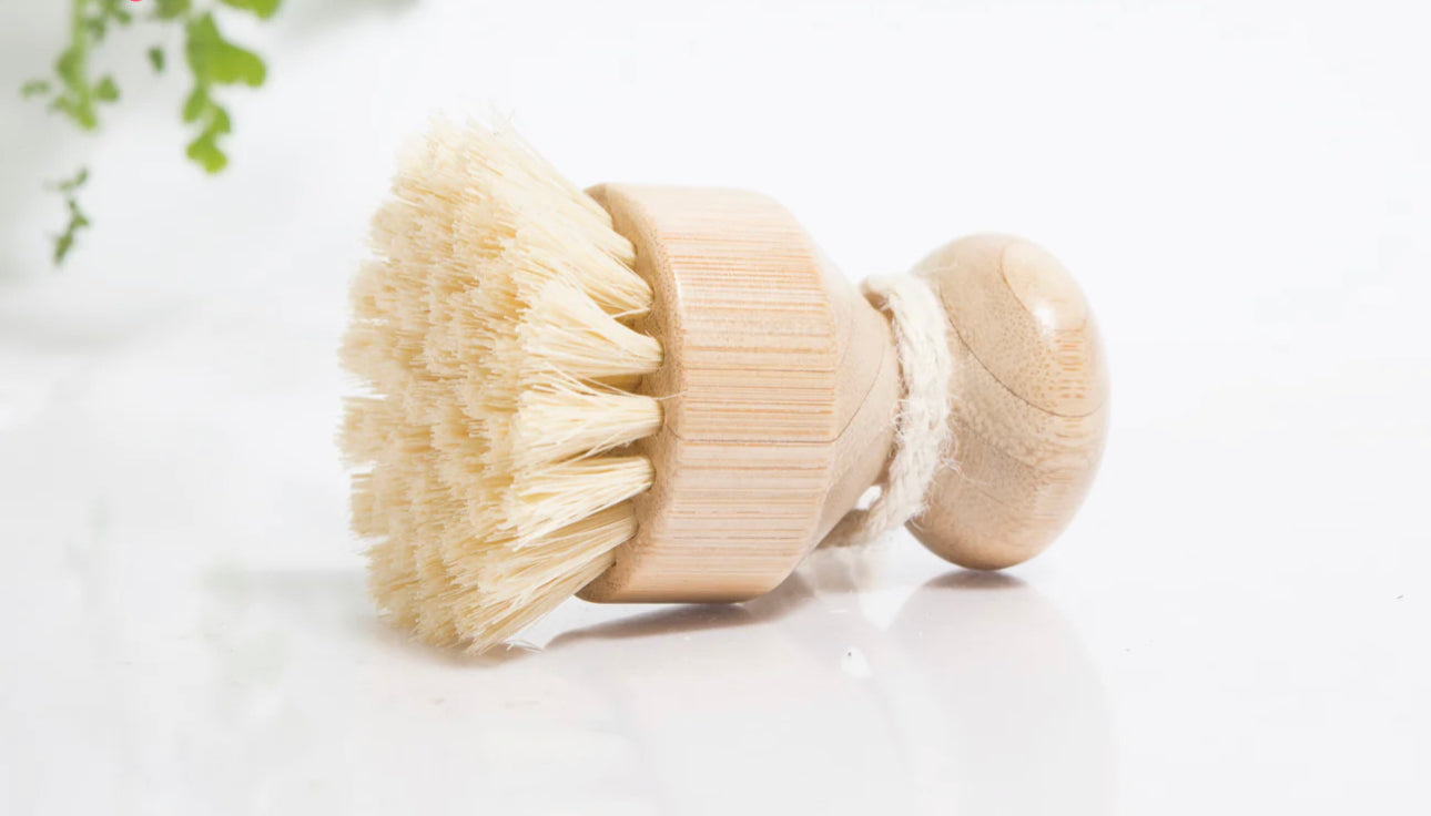 Bamboo & Hemp Dish and Veggie Scrub Brush