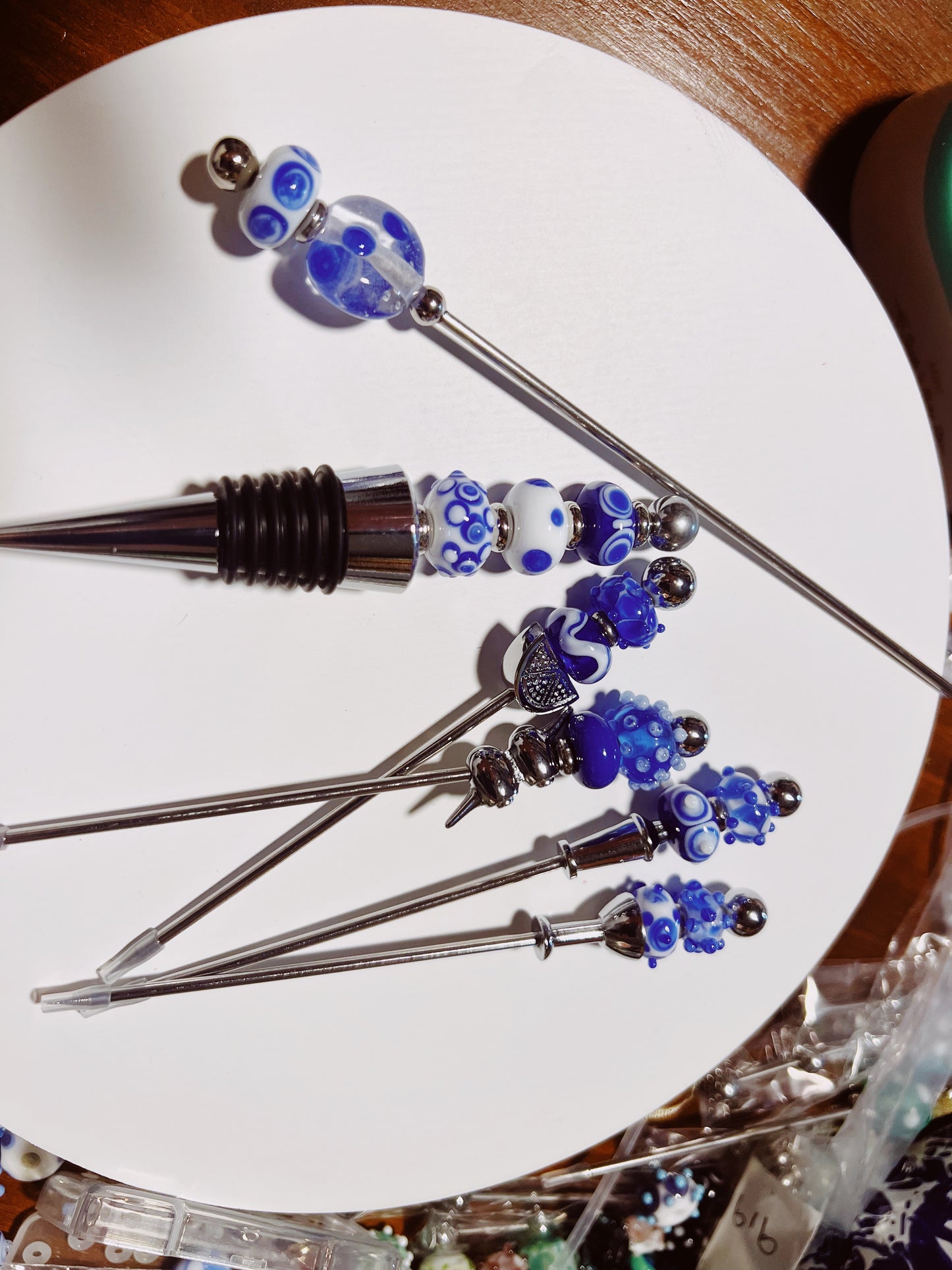 Handmade Glass Bead Cocktail sets