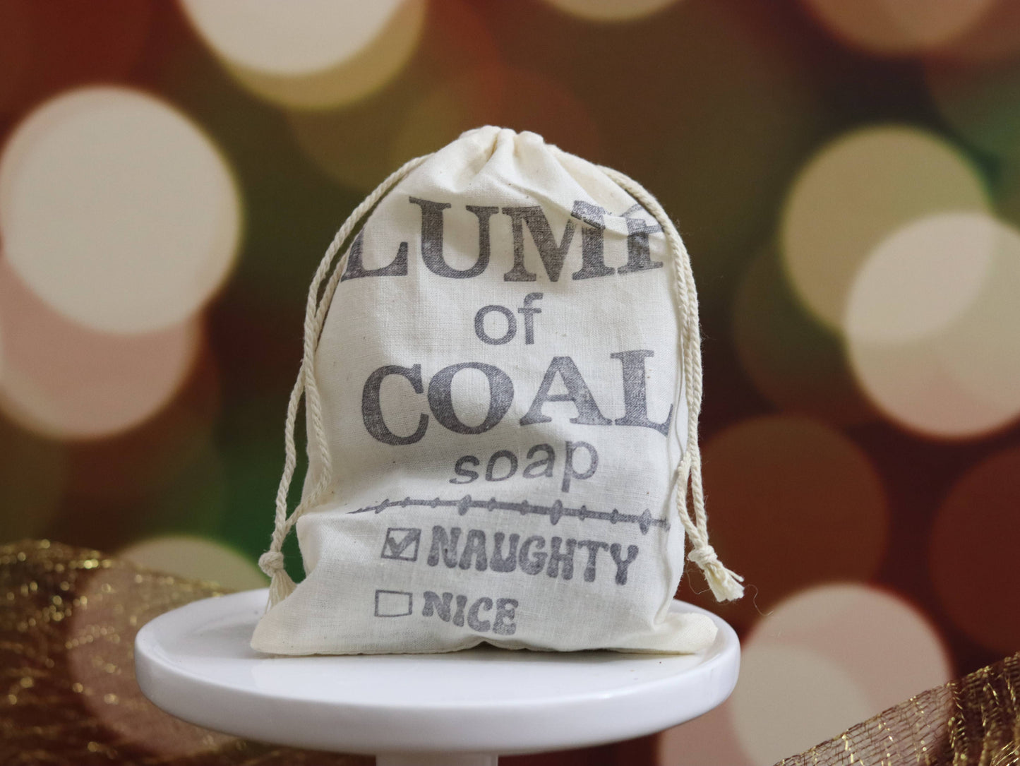 Lump of Coal Christmas Soap *Preorder