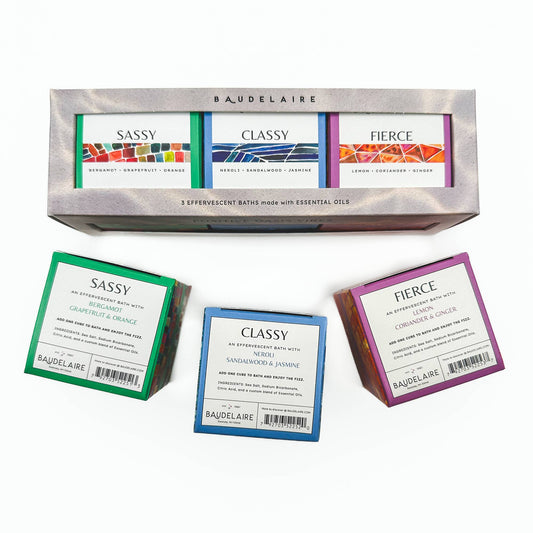 SASSY • CLASSY • FIERCE – Bath Bomb Gift Set