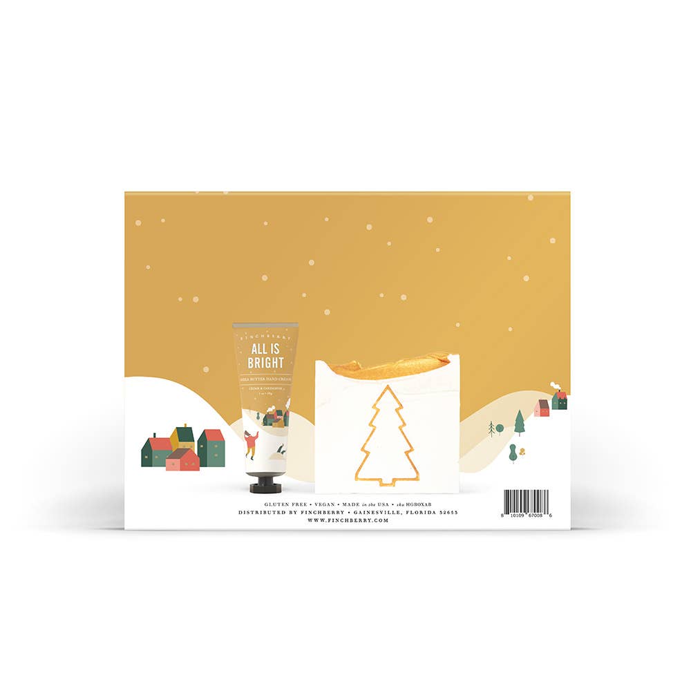 All is Bright 2 Pc Soothing Bath & Body Holiday Gift Set