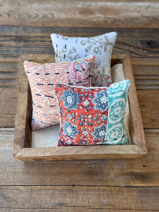Patchwork Square Lavender Sachets 