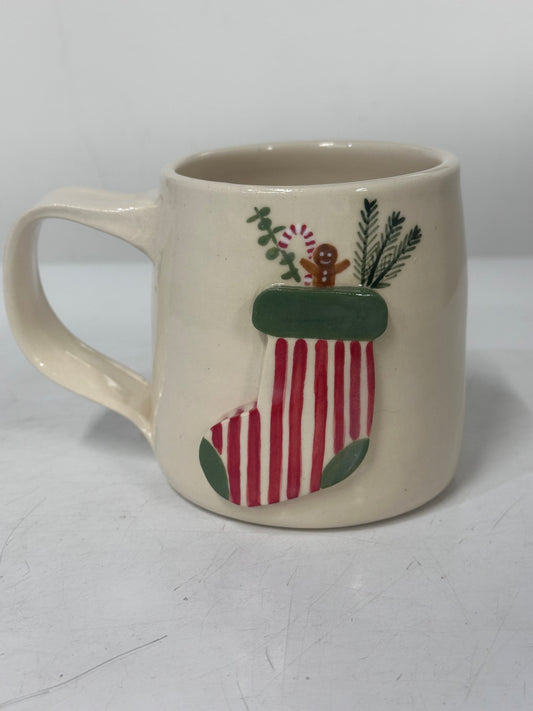 Holiday stocking mug