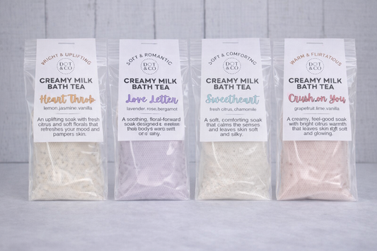 Valentine Milk Bath Tea Bags