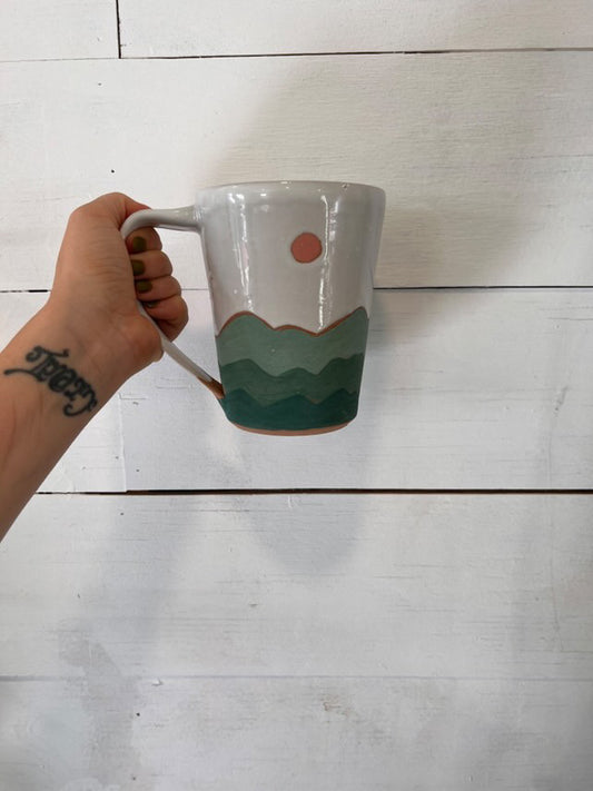 Handmade Ceramic Mountain Mama Mug