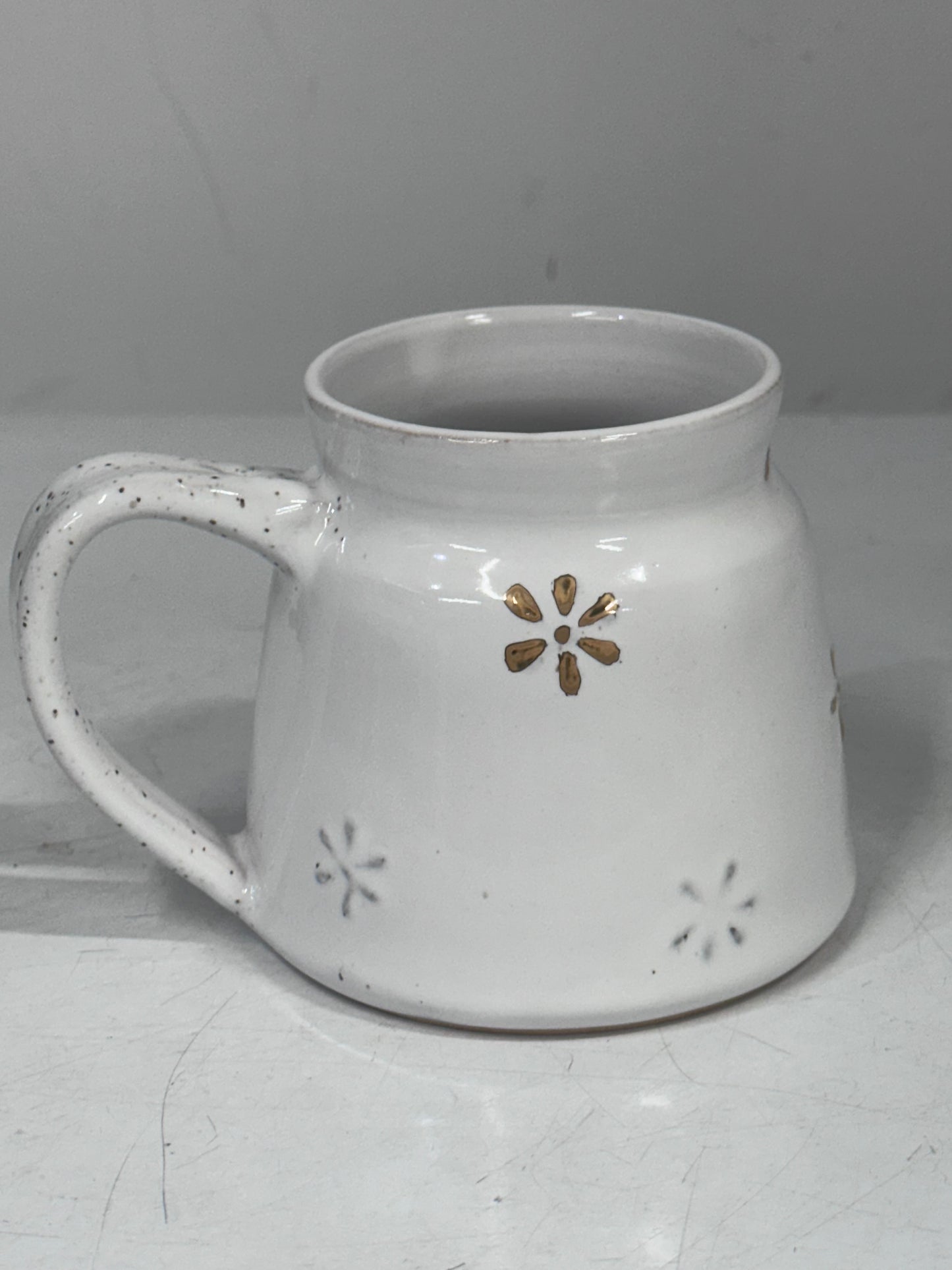 Handmade Ceramic Daisy Mug