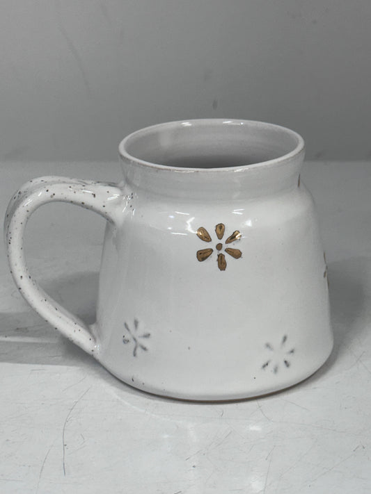 Handmade Ceramic Daisy Mug