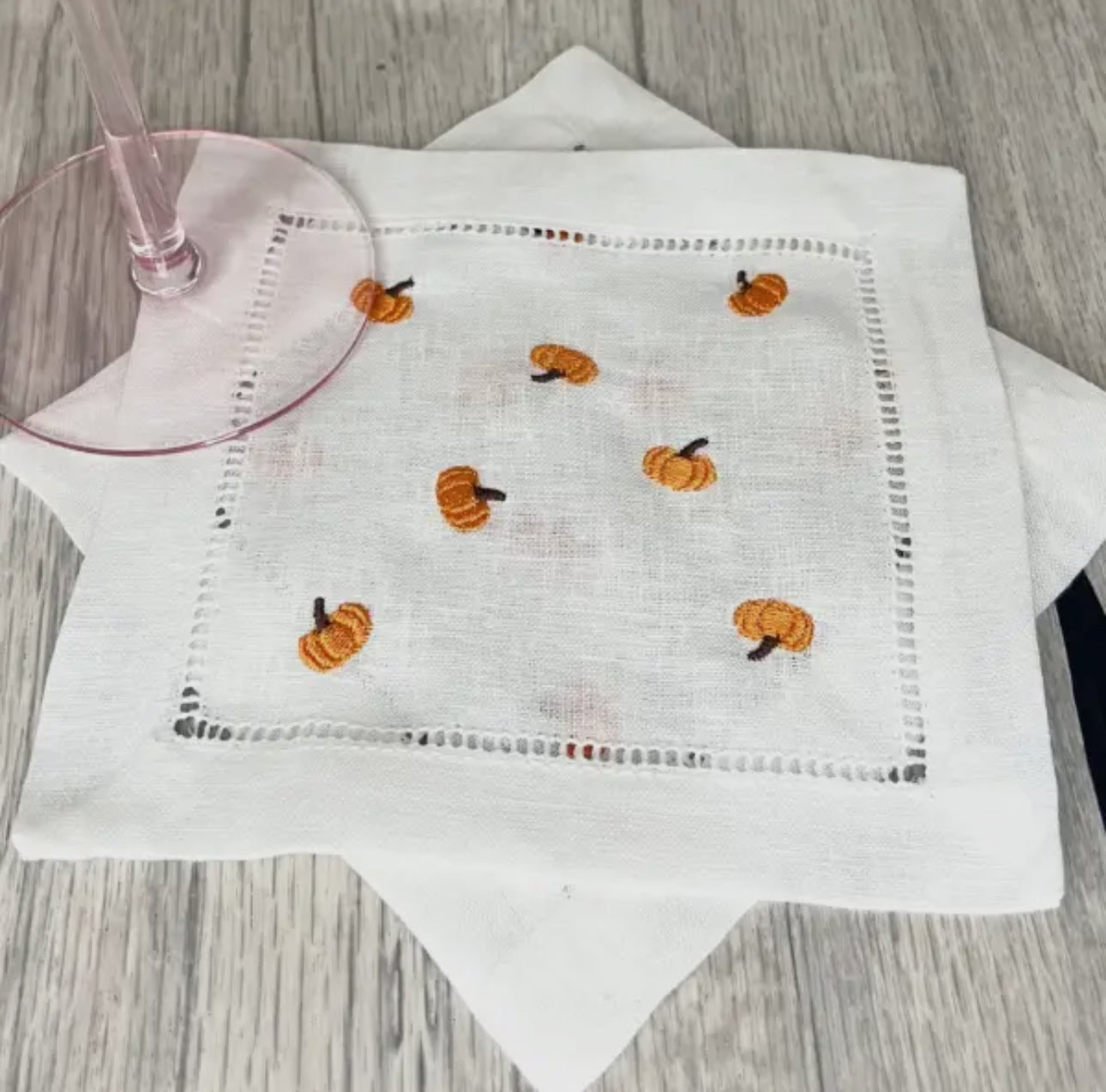 Fall Pumpkin cocktail napkin sets *preorder