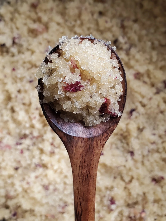 Sandalwood + Rose Sugar Scrub