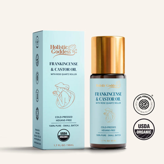 Organic Castor Oil Roll-on With Frankincense