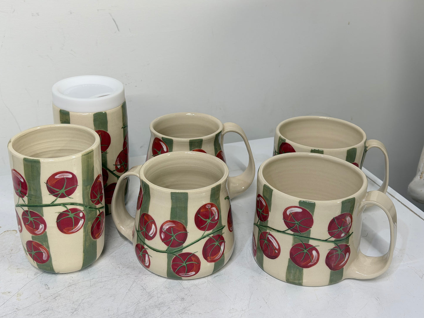 Handmade tomato Mugs