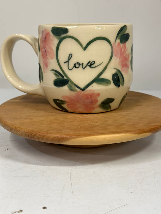 I Love you Flower Mug