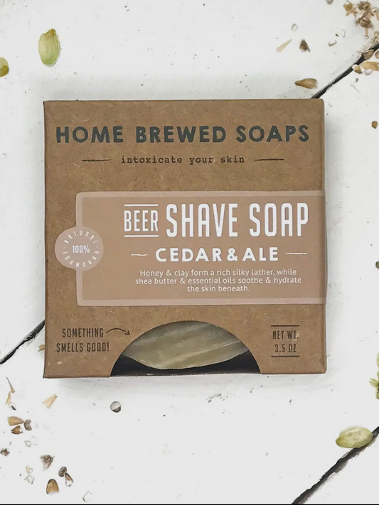 Cedar & Ale Beer Shave Soap