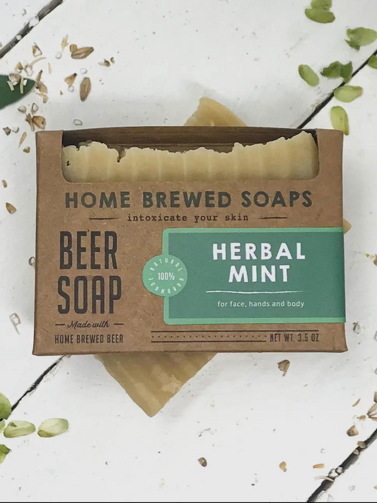 Herbal Mint Beer Soap