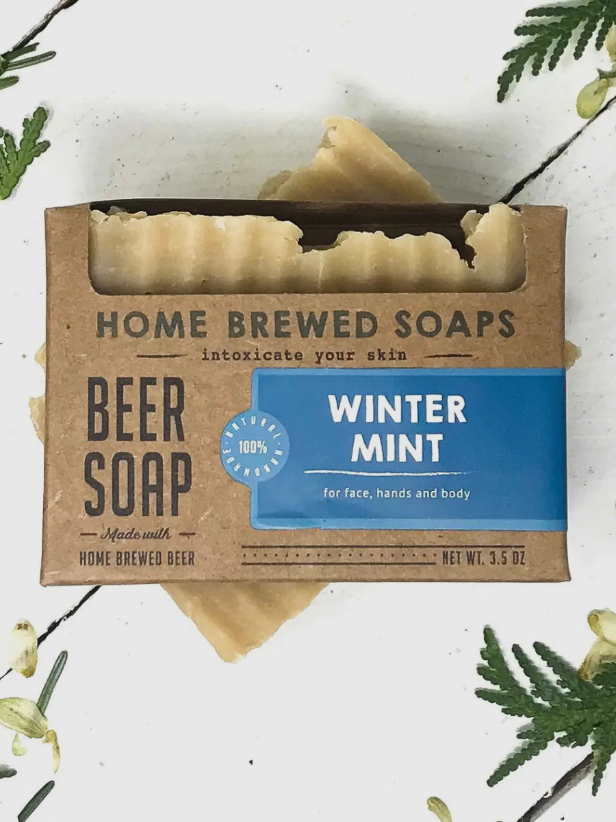Winter Mint Beer Soap