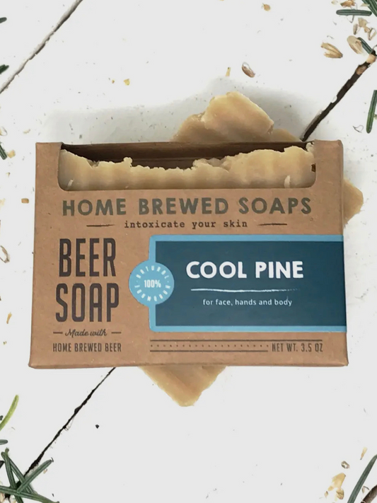 Cool Pine Beer Soap
