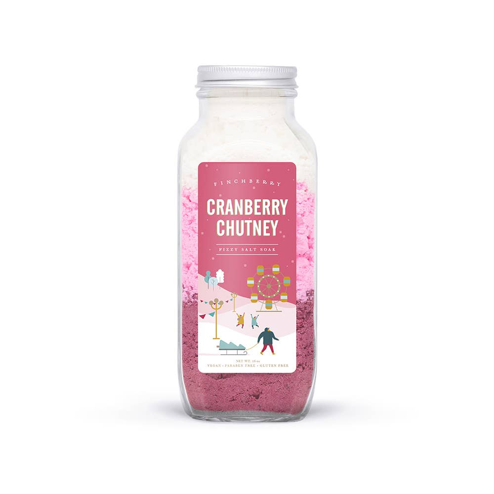 Cranberry Chutney 3 Pcs Bath & Body Holiday Gift Set