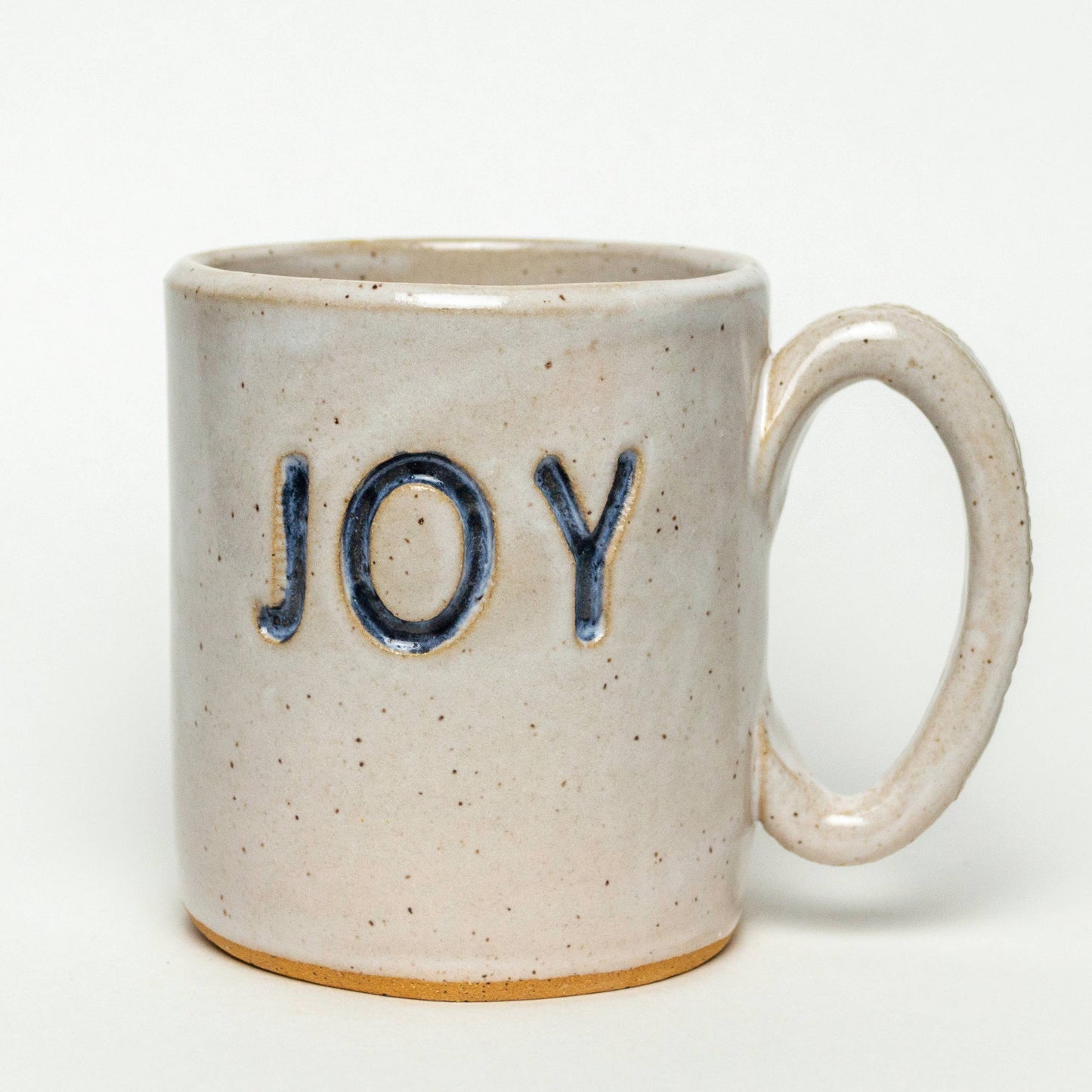 'Joy' Handmade Ceramic Stoneware Ivory 12oz Mug *preorder