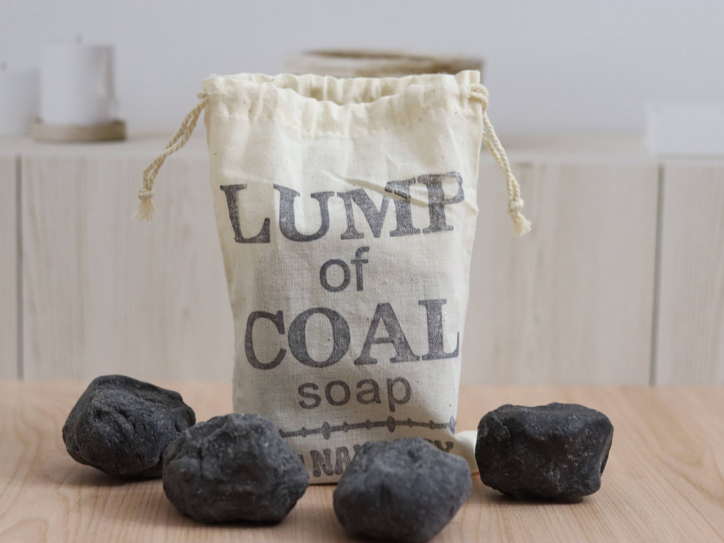 Lump of Coal Christmas Soap *Preorder