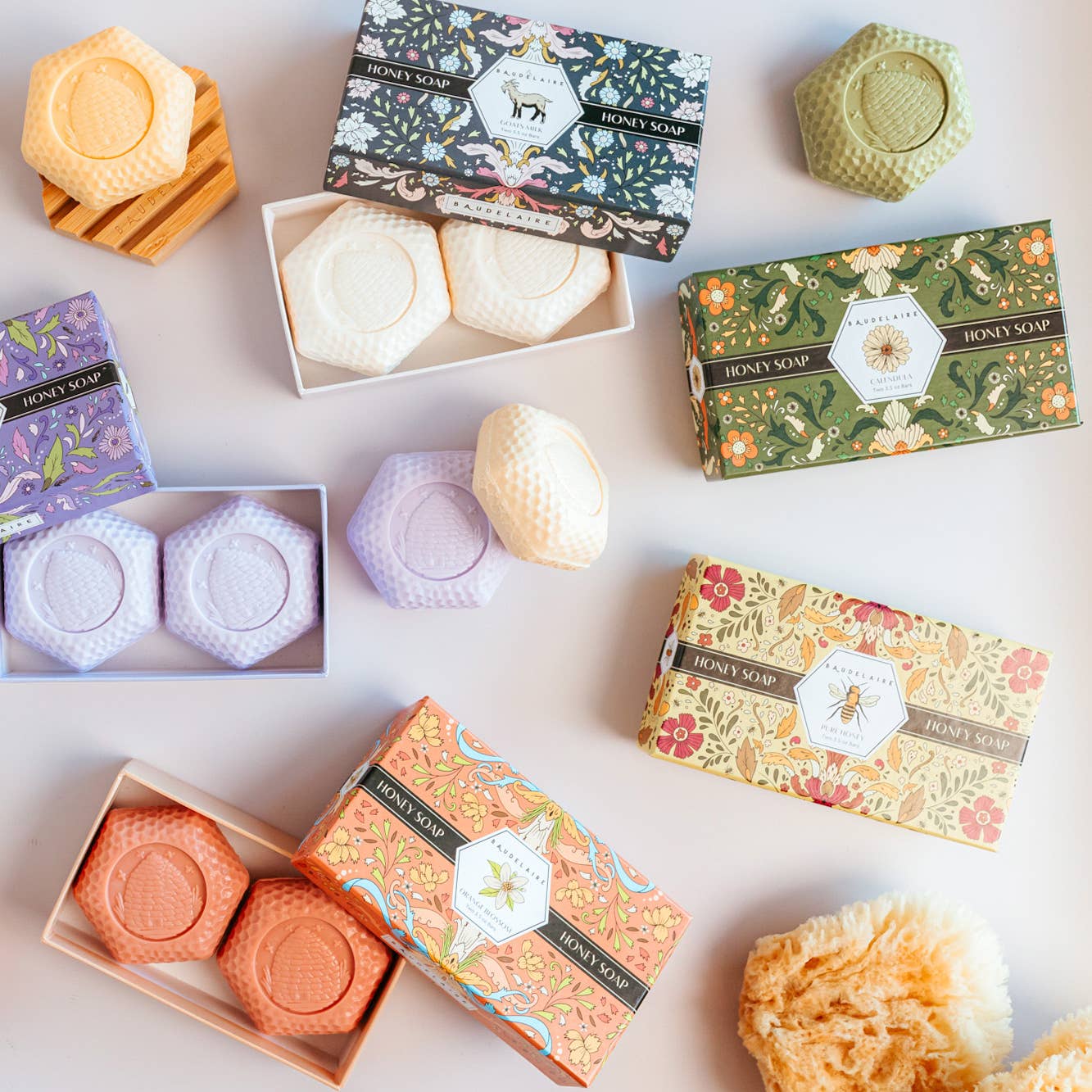 Pure Honey Soap 3.5oz – 2 Bar Gift Box