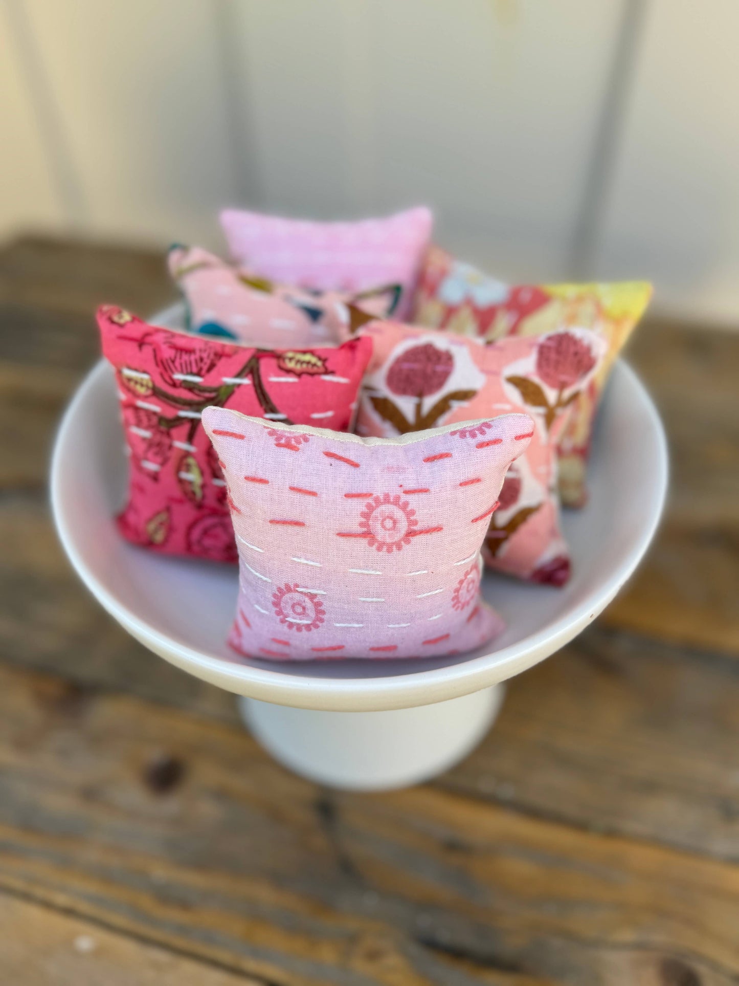 Pink Square Lavender Sachets 