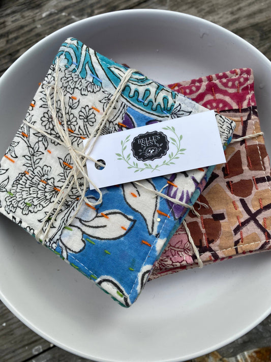 Square Cotton Coasters