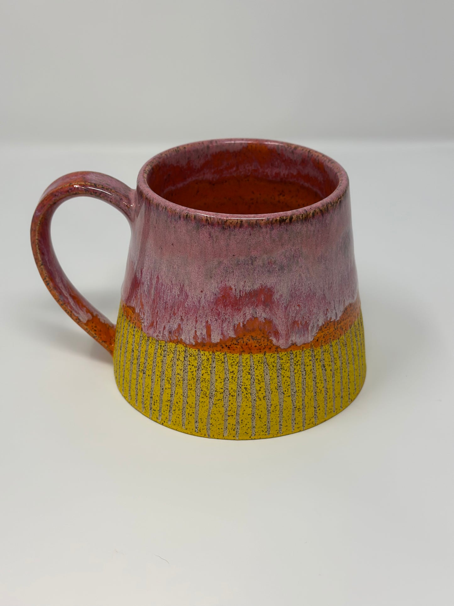 Handmade Color Block Mugs