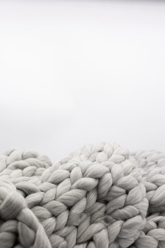 Merino Wool Braided Throw Blankets