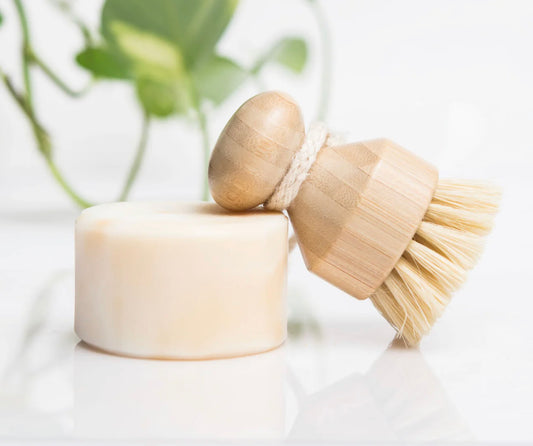 Bamboo & Hemp Dish and Veggie Scrub Brush