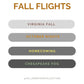 Fall Flight Collection Candles