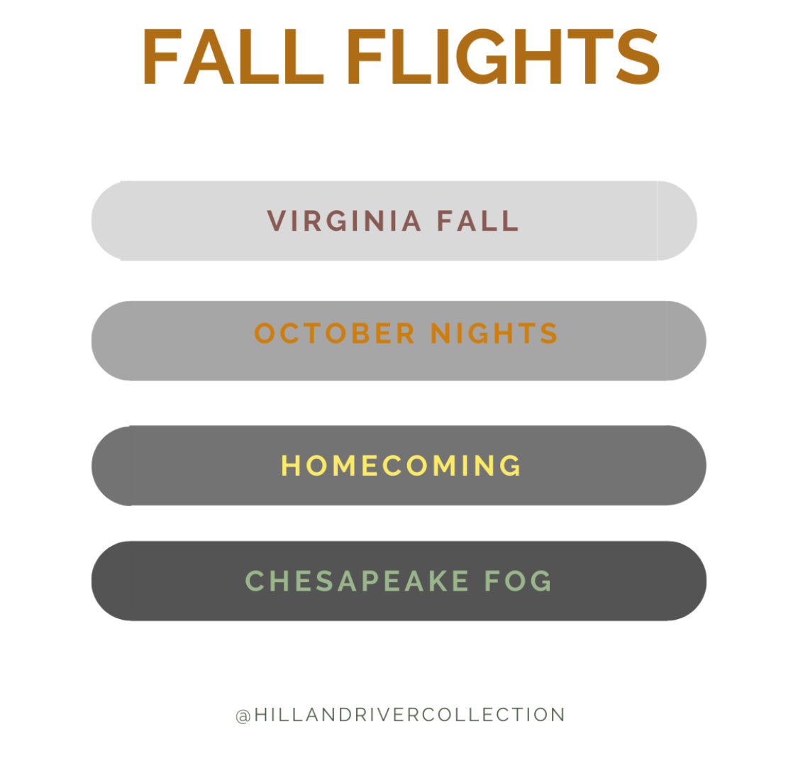 Fall Flight Collection Candles